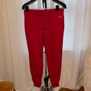 Red Hollister Joggers